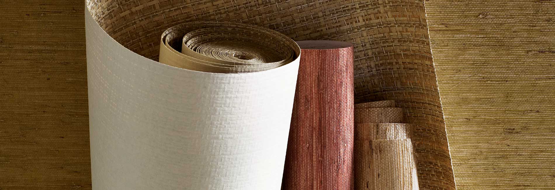 Textured wallpaper rolls