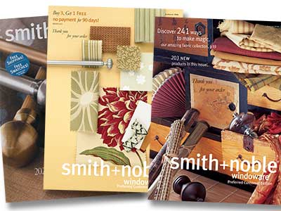 3 catalog covers for smith+noble